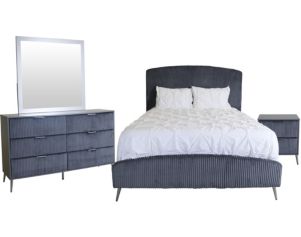 New Classic Kailani Gray 4-Piece King Bedroom Set