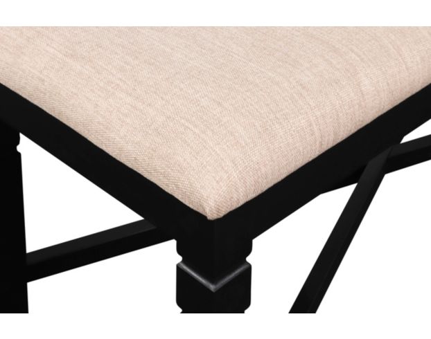 New Classic Prairie Point Black Dining Bench large image number 4