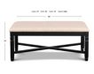 New Classic Prairie Point Black Dining Bench small image number 5
