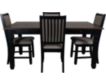 New Classic Prairie Point Black 5-Piece Dining Set small image number 1