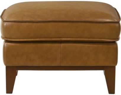 New Classic Caspar Caramel Genuine Leather Ottoman