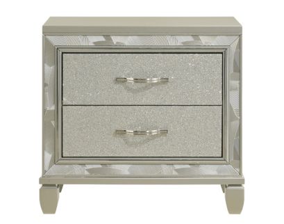 New Classic Radiance Silver Nightstand