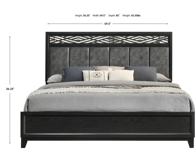 New Classic Obsidian Queen 4-Piece Bedroom Set large image number 7
