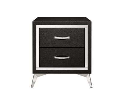 New Classic Huxley Black Nightstand