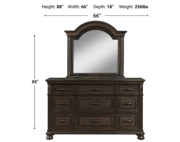 New Classic Balboa Dresser with Mirror large image number 7