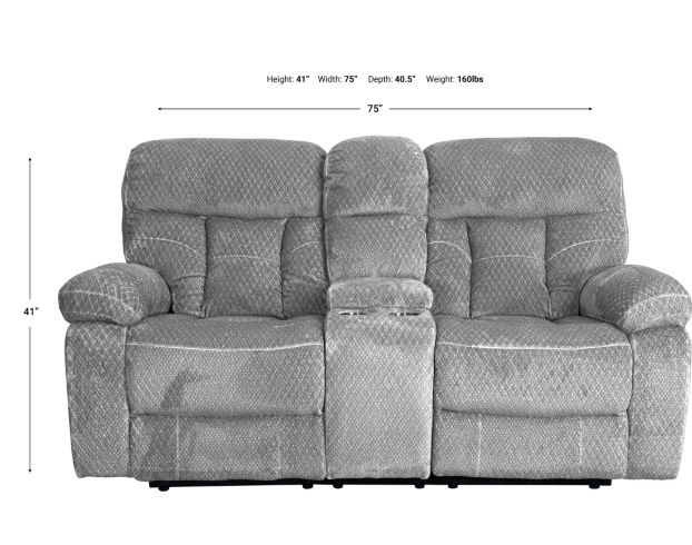 New Classic Bravo Power Reclining Loveseat with Console large image number 9