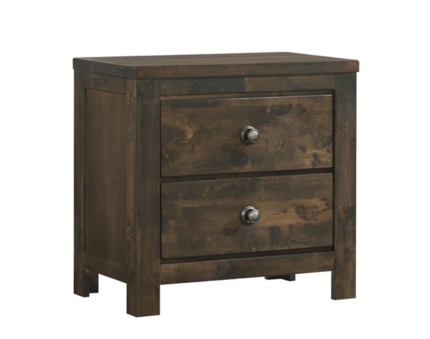 New Classic Home Furnishings Blue Ridge Rustic Gray Nightstand large