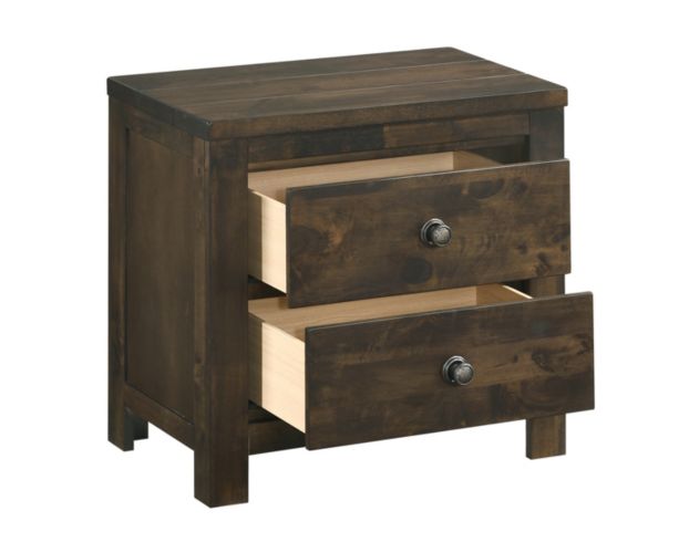 New Classic Home Furnishings Blue Ridge Rustic Gray Nightstand large image number 2