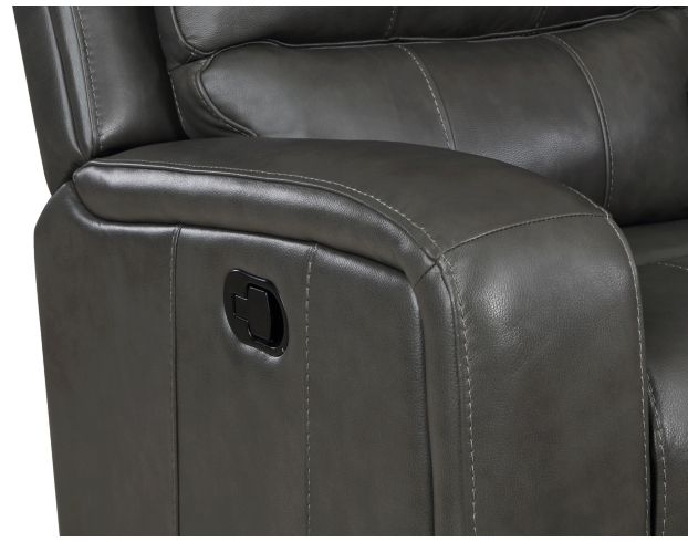 New Classic Linton Leather Reclining Loveseat with Console large image number 7