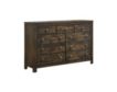 New Classic Home Furnishings Blue Ridge Rustic Gray Dresser small image number 1