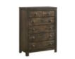 New Classic Home Furnishings Blue Ridge Rustic Gray Chest small image number 1