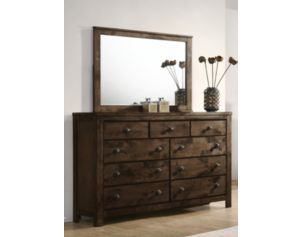 New Classic Home Furnishings Blue Ridge Rustic Gray Dresser Mirror