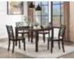 New Classic Trellis Brown 5-Piece Dining Set small image number 9