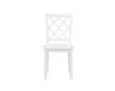 New Classic Trellis 5-Piece White Dining Set small image number 3