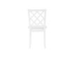 New Classic Trellis 5-Piece White Dining Set small image number 6