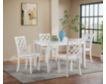 New Classic Trellis 5-Piece White Dining Set small image number 8