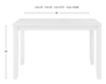 New Classic Trellis 5-Piece White Dining Set small image number 11