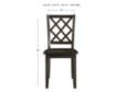 New Classic Trellis Brown Dining Chair small image number 6