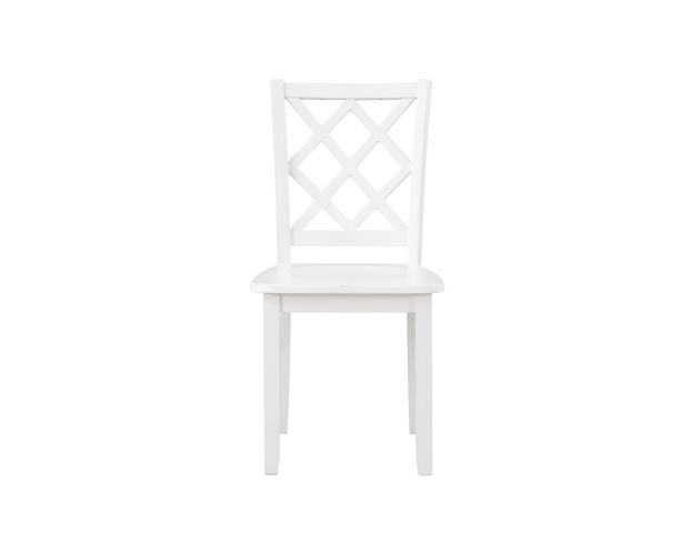 New Classic Trellis White Dining Chair large image number 1