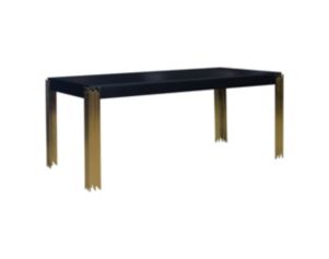 New Classic Home Furnishings Empire Black Rectangle Dining Table