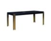 New Classic Home Furnishings Empire Black Rectangle Dining Table small image number 2