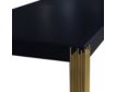 New Classic Home Furnishings Empire Black Rectangle Dining Table small image number 4