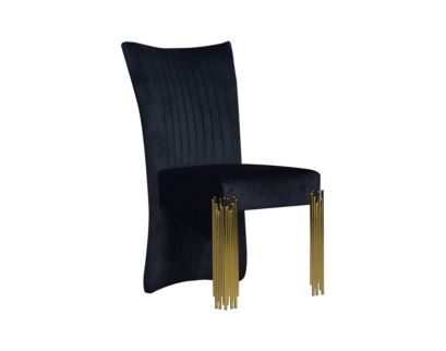 New Classic Home Furnishings Empire Black Dining Chair