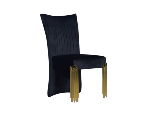 New Classic Home Furnishings Empire Black Dining Chair large image number 2