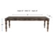 New Classic Home Furnishings Maximus Brown Dining Table small image number 5