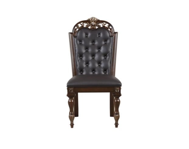 New Classic Home Furnishings Maximus Brown Dining Chair large image number 1