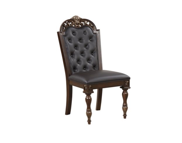 New Classic Home Furnishings Maximus Brown Dining Chair large image number 2