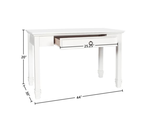 New Classic Tamarack White Desk large image number 6