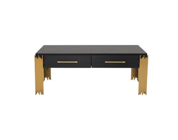 New Classic Home Furnishings Empire Black Coffee Table large image number 1