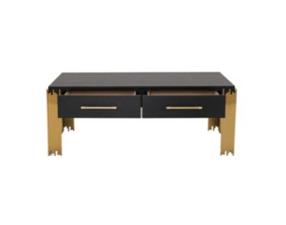 New Classic Home Furnishings Empire Black Coffee Table