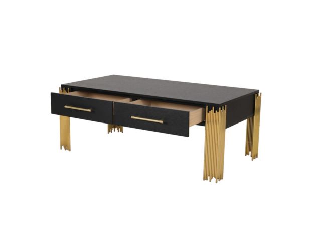 New Classic Home Furnishings Empire Black Coffee Table large image number 3