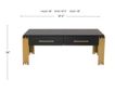 New Classic Home Furnishings Empire Black Coffee Table small image number 10