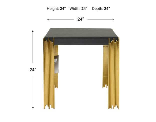 New Classic Home Furnishings Empire Black End Table large image number 4