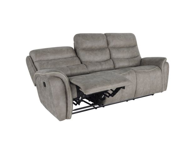 New Classic Home Furnishings Kamari Gray Reclining Sofa large image number 3