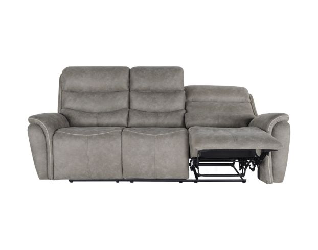 New Classic Home Furnishings Kamari Gray Reclining Sofa large image number 4