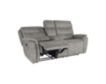 New Classic Home Furnishings Kamari Gray Reclining Console Loveseat small image number 3