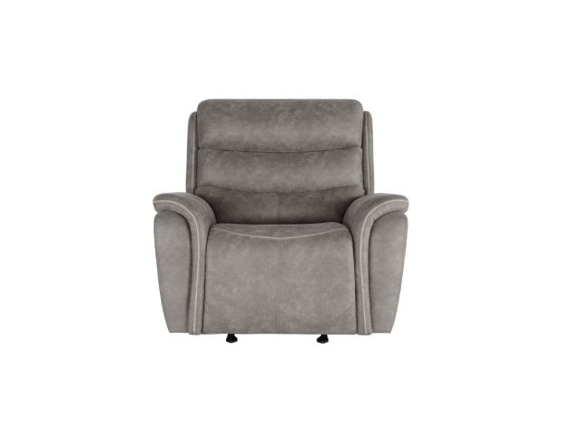 New Classic Home Furnishings Kamari Gray Glider Recliner large image number 1