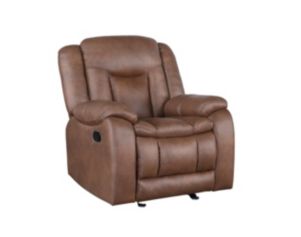 New Classic Home Furnishings Morello Brown Glider Recliner