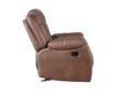 New Classic Home Furnishings Morello Brown Glider Recliner small image number 4