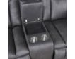 New Classic Home Furnishings Morello Gray Reclining Loveseat with Console small image number 5