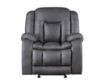 New Classic Home Furnishings Morello Gray Glider Recliner small image number 1