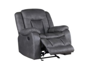 New Classic Home Furnishings Morello Gray Glider Recliner