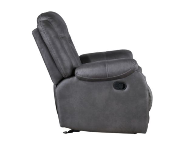 New Classic Home Furnishings Morello Gray Glider Recliner large image number 3