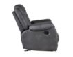 New Classic Home Furnishings Morello Gray Glider Recliner small image number 3