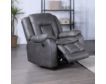 New Classic Home Furnishings Morello Gray Glider Recliner small image number 5