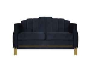 New Classic Home Furnishings Empire Black Lighted Loveseat
